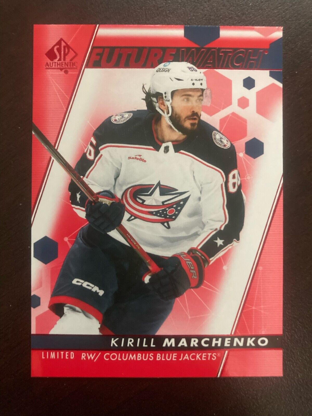 2022-23 SP Authentic Limited Red Future Watch Kirill Marchenko #197 Rookie